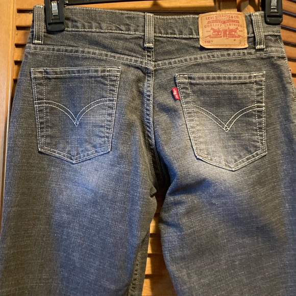 Levi's 518 Grey Superlow Stretch Boot Cut Jeans - Picture 10 of 16